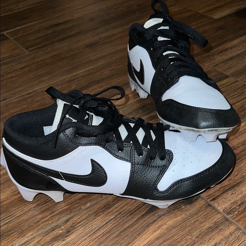 Nike - Jordan Black and White Football Cleats
